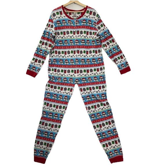 Buc-ees One Piece Christmas Thermal Pajamas Size 2X Long Johns Holiday - Picture 2 of 12